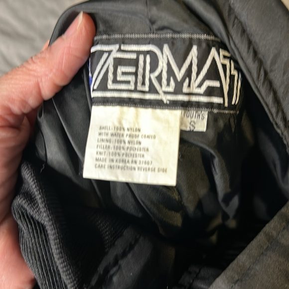 Zermatt youth Small Snow Bibs Black - Picture 7 of 7